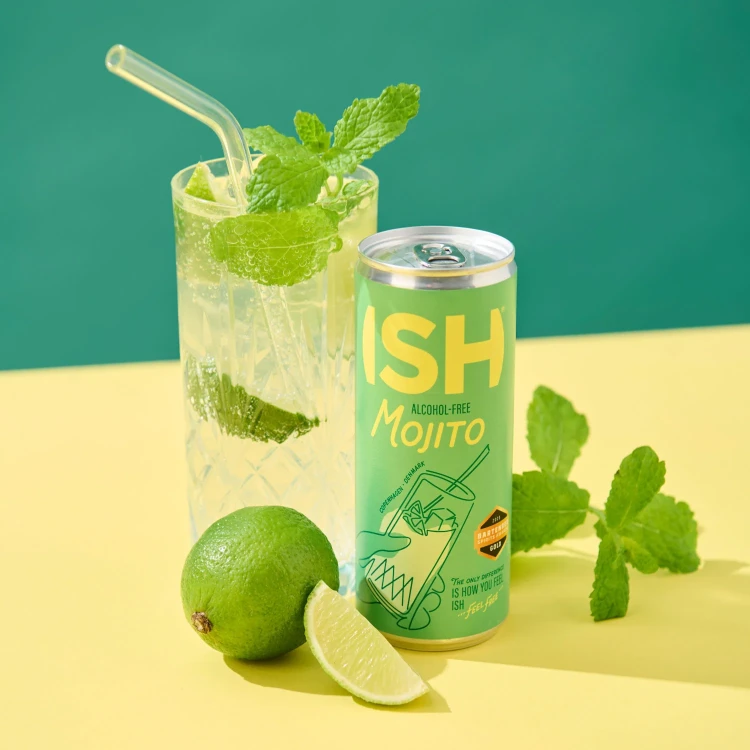 ish mojito free glass